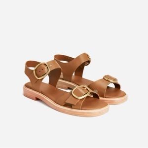 Everlane Twin Buckle Sandal: Brown Sugar